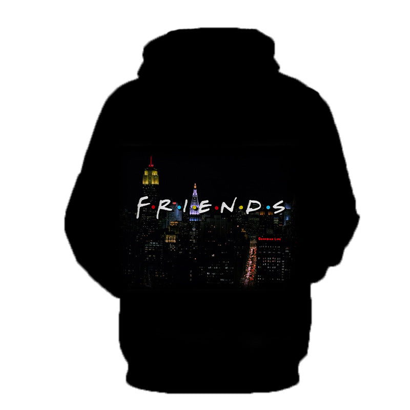 Friends Joey Hoodie Printed Men'S And Women'S Casual Hoodie Sweater