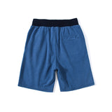 Shark Print Shorts Shark Head Tiger Head Stitching Denim Color Shorts Beach Pants Men