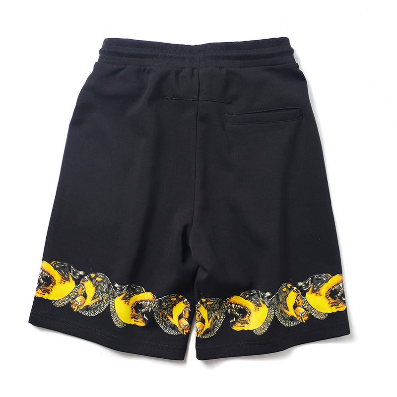 GVC Shorts Cropped Pants Youth Pants Cotton Heavy Men