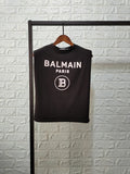 T Shirt Balmain T-shirt Cotton round Neck Women's Shirt