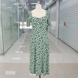 Summer Vintage Dress Milkmaid Dress