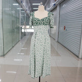 Summer Vintage Dress Milkmaid Dress