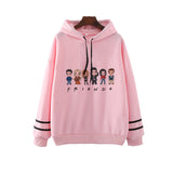 Friends Joey Hoodie Winter Digital Long Sleeve Hooded Sweater