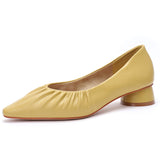 Nude Strappy Block Heels Solid Color Casual Women's Shoes