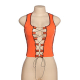 Music Festivals Rave Outfits Girls Tops Autumn and Winter Women's Slim Vest