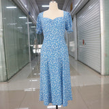 Summer Vintage Dress Milkmaid Dress
