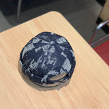 Beanies Vintage Denim with Hole Beanie Skullcap