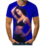 Taylor Swift Merch Men's T-shirt 3D Digital Printing Short Sleeve