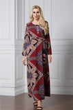 Muslim Women Stylish Kashibo Abaya Muslim Ladies Long Gown Islamic Clothing Jilbab Jalabiya Fashion Maxi Dress Loose Plus Size Vintage Long Sleeve Robe
