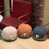 Beanies Autumn and Winter Thin Hat Beanie Skullcap Male Street Hip-Hop Vintage Hat