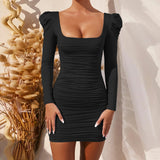 Hot Women In Tight Dresses Autumn Winter Sexy Dress Women'S Dress