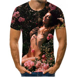 Taylor Swift Merch Men's T-shirt 3D Digital Printing Short Sleeve