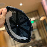 Beanies Vintage Denim with Hole Beanie Skullcap