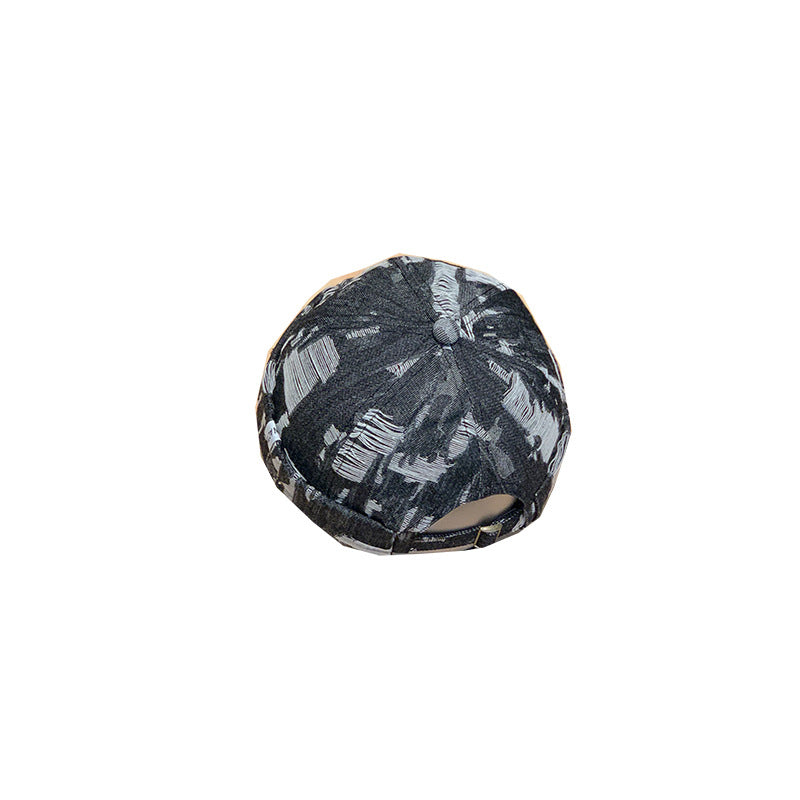 Beanies Vintage Denim with Hole Beanie Skullcap