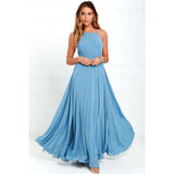 Burgundy Dresses for Wedding Sexy Halter Backless Thin Cross Straps Chiffon Dress for Women