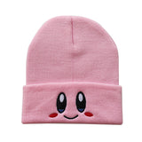 Smiley Face Cap Embroidery Knitted Hat Warm Pullover Cap