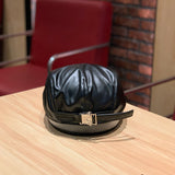 Beanies Leather Beret Children Autumn and Winter Duckbill Cap Advance Hats