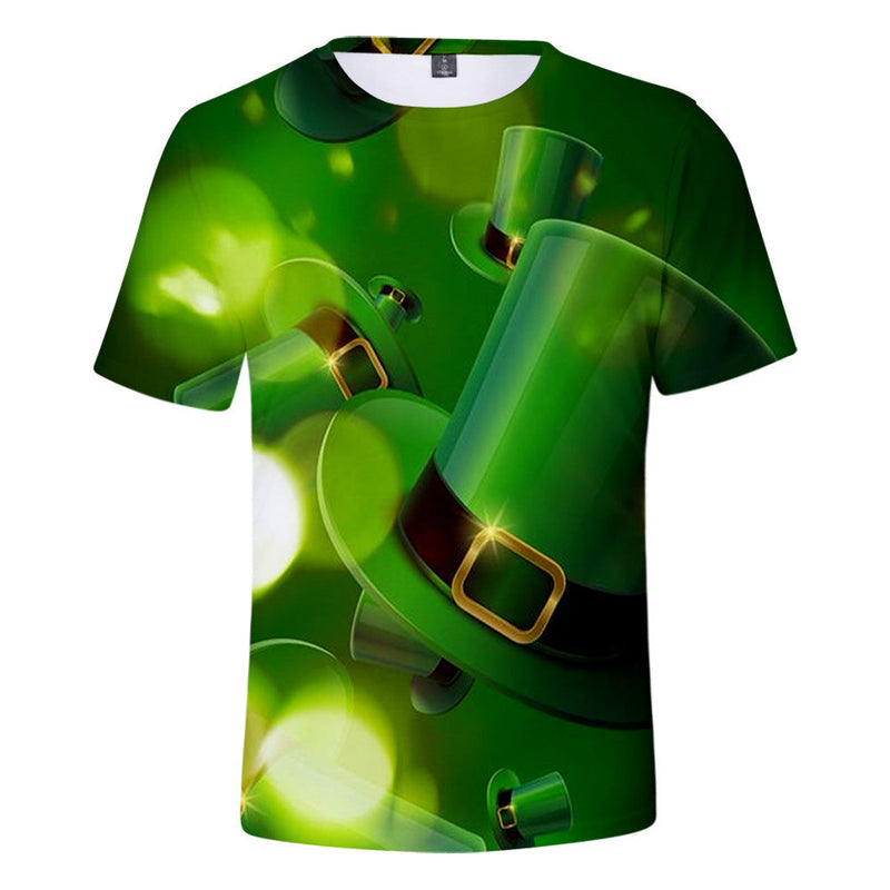 Saint Patrick's Day Closing 3D Short-Sleeved T-shirt