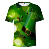 Saint Patrick's Day Closing 3D Short-Sleeved T-shirt