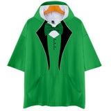 Saint Patrick'S Day Clothing 3d Hooded Short Sleeve T-Shirt
