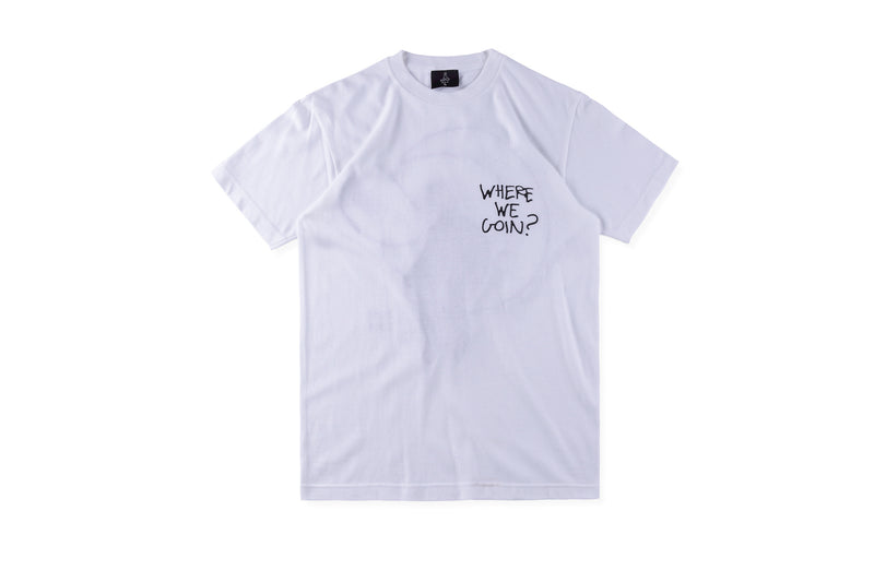 Travis Scott Astroworld Shirt Travis Scott the Moon White Tee Graffiti Short Sleeve T-shirt