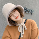 Women Winter Hats Hat Autumn and Winter Fisherman Hat Fashion Winter Thickening Warm