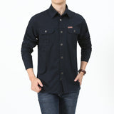 Men Habit Shirts Spring and Autumn Men's Long Sleeves Shirt Autumn