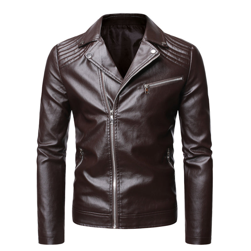 Blade Runner Jacket Men's Leather Jacket Autumn Zipper Leather Jacket Men's Casual