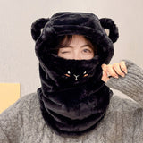 Women Winter Hats Plush Hat Autumn Winter Windproof Hat