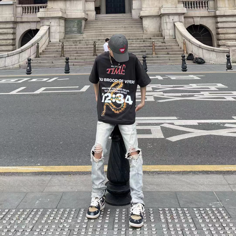 Rrr123 T Shirt Jerry Same Vintage Matthew Poisonous Snake Python Printed T-shirt