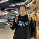 Men Sweatshirts round Neck Sweater Men's Autumn Loose Spring and Autumn