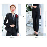 Women Autumn Uniform Designs Formal Style Office Lady Bussiness Attire Work Suit Business Suit Suit Work Clothes Work Clothes