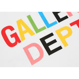 Gallery Dept Letter Printed Men's and Women's Short-Sleeved T-shirt