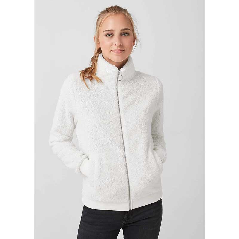 Women Winter Coats Jacket Long-Sleeved Stand Collar Fashion Faux Fur Long Sleeve Solid Color Loose Style