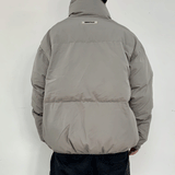Fog Fear of God Essentials Coat Double Line down Jacket Solid Color Stand Collar Bread Cotton Coat Jacket