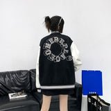 Baggy Jacket Baseball Uniform Spring and Autumn Baggy Coat Embroidery