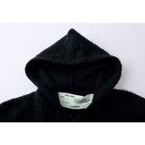 Men's and Women's Sweaters Head Sweater Hooded Zipper Sweater Coat Owt hoodie