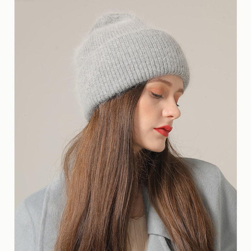 Toboggan Hat Autumn and Winter Knitted Hat Thermal Head Cover Ear Protection