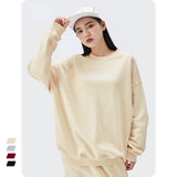 Preppy Aesthetic Sweatshirt Round Neck Sweater Men 'S Casual