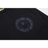 Shark Print Sweatshirts Spring And Autumn Cotton Round Neck Long Sleeves T-Shirt Men And Women