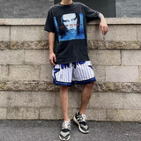 Marilyn Manson T Shirt Vintage Dark Marilyn Manson Distressed Short Sleeve T-shirt