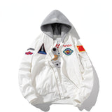 NASA Varsity Jacket Casual Jacket Men's and Women's Embroidered Loose Flight Jacket