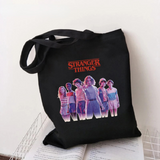 Stranger Things Hellfire Club Handbag Stranger Things 4 Canvas Bag Student Book Bag Shopping Bag Large Capacity Crossbody