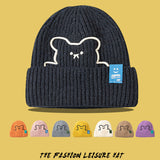 Toboggan Hat Woolen Cap Women's Autumn and Winter Knitted Hat All-Matching