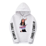 Men Graphic Hoodie Charli D'Amelio Surrounding Teenagers Urban Hooded Men's Women's Pullover