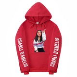 Men Graphic Hoodie Charli D'Amelio Surrounding Teenagers Urban Hooded Men's Women's Pullover