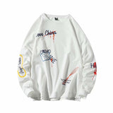 Men Sweatshirts Autumn Sweater Men's Loose plus Size Crew Neck Long Sleeve T-shirt