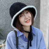 Women Winter Hats Hat Autumn and Winter Fisherman Hat Fashion Winter Thickening Warm