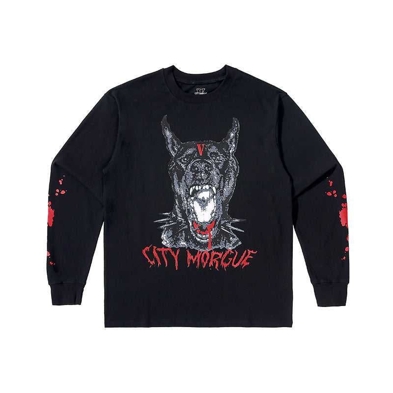 City Morgue Vlone Hoodie Long Sleeve T-shirt Print