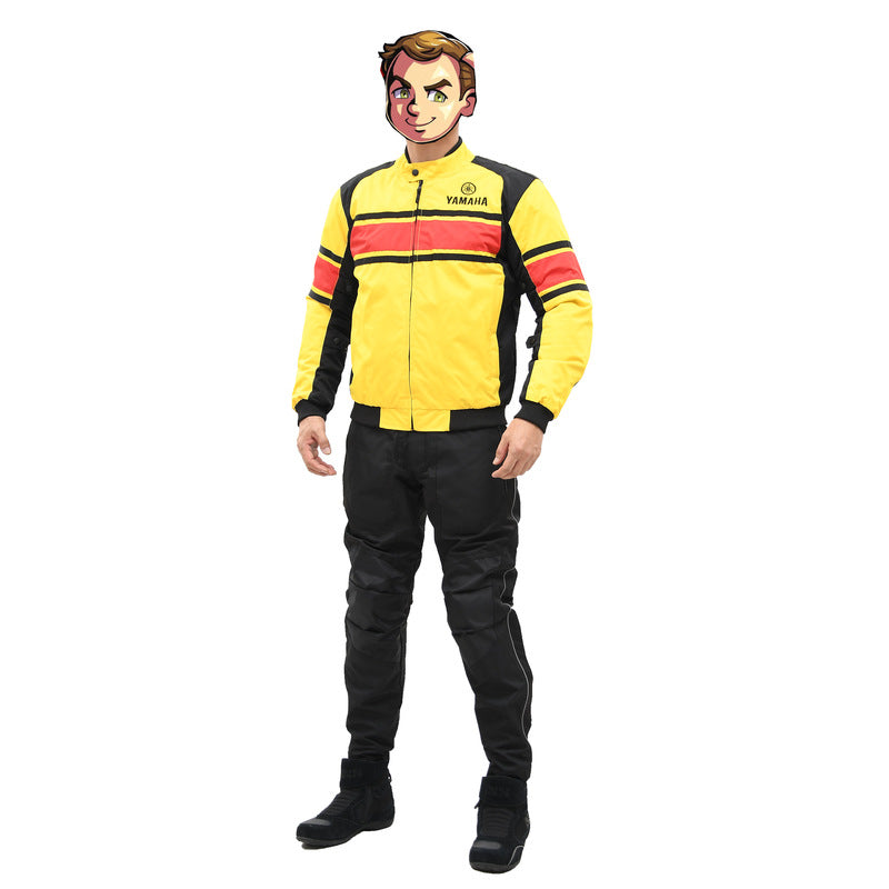 Black Varsity Jacket Racer Jacket Cycling Clothing Male Motorcycle Racing Suit Knight Motorcycle Jacket